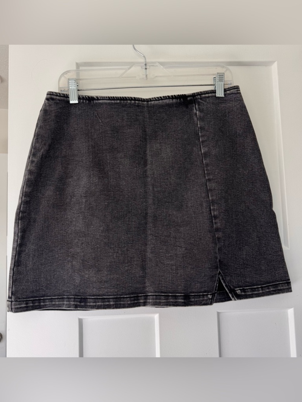 Wild Fable Washed Black Denim Mini Skirt - Woman's Sz 12